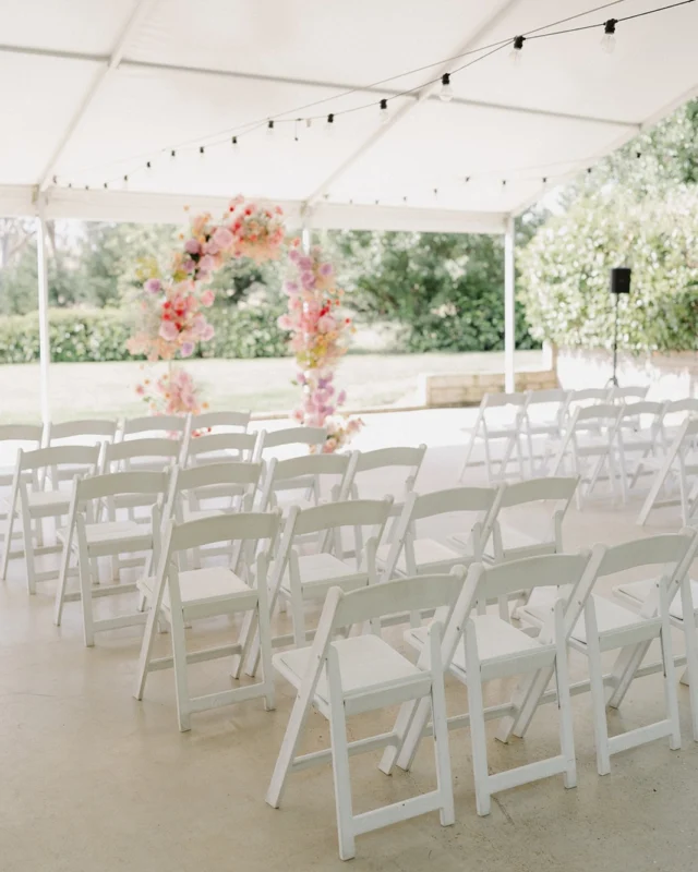 Some say it's lucky for it to rain on your wedding day and we have you covered if it does.🌸: @peonynpearl 📸: @thomstewart under the Marquee Terrace.